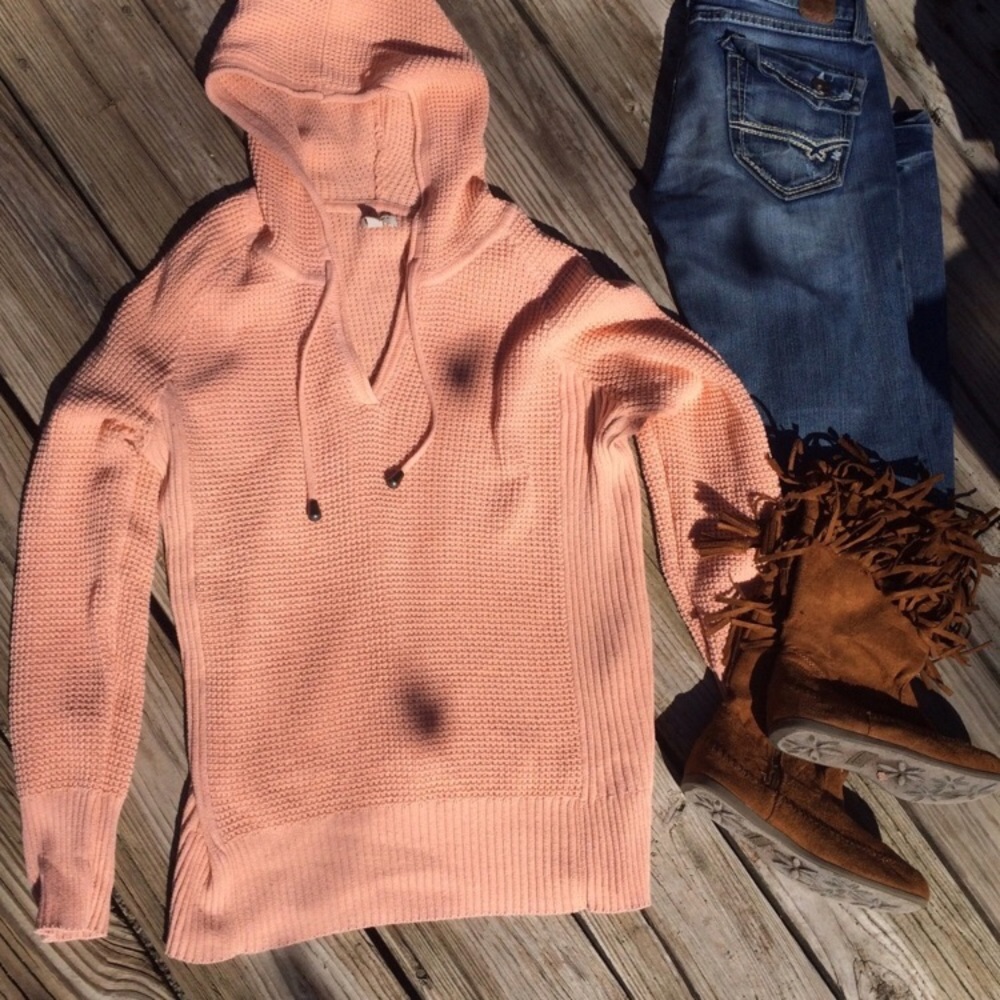Peach lightweight hoodie